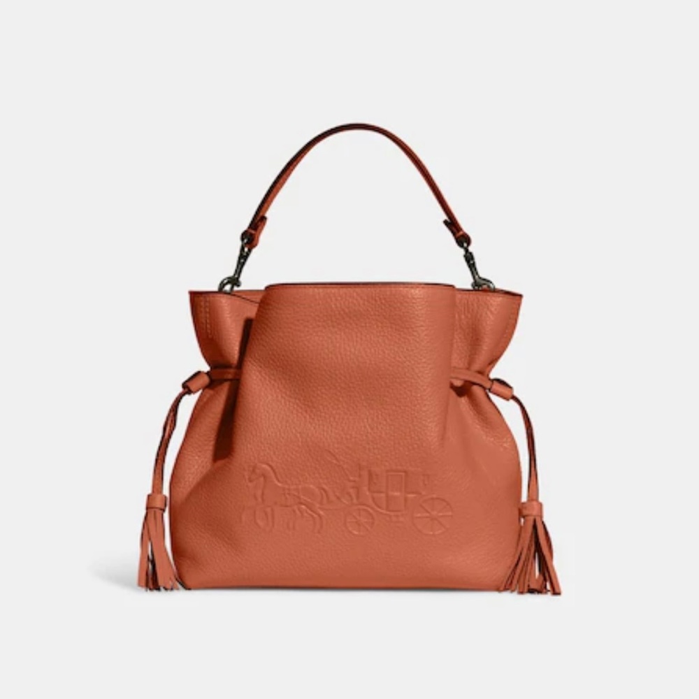 Coach Andy Crossbody With Horse and Carriage in Black Antique Nickel/Sunset